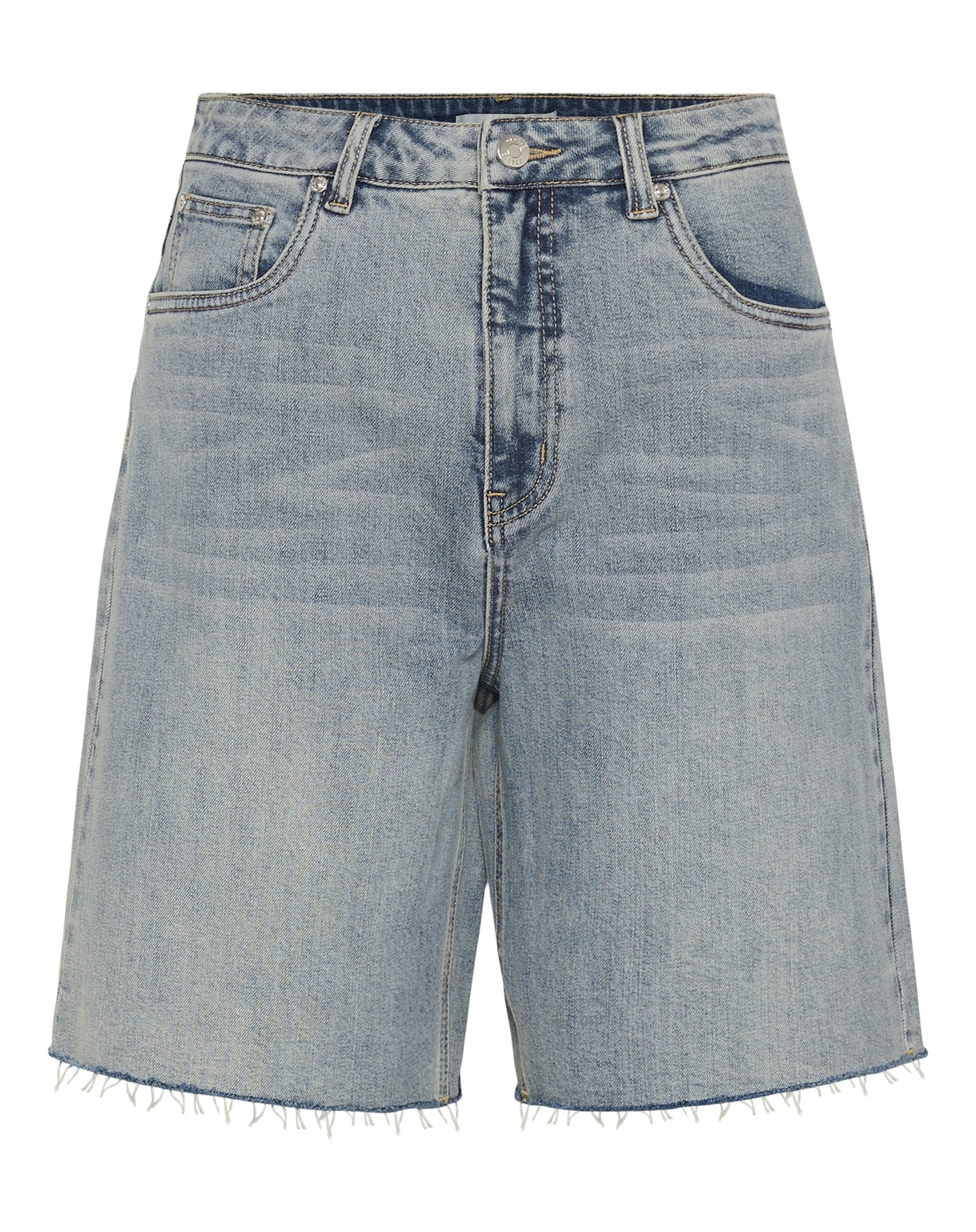Gestuz - GZNoma HW Shorts - Vintage Mid Blue Wash